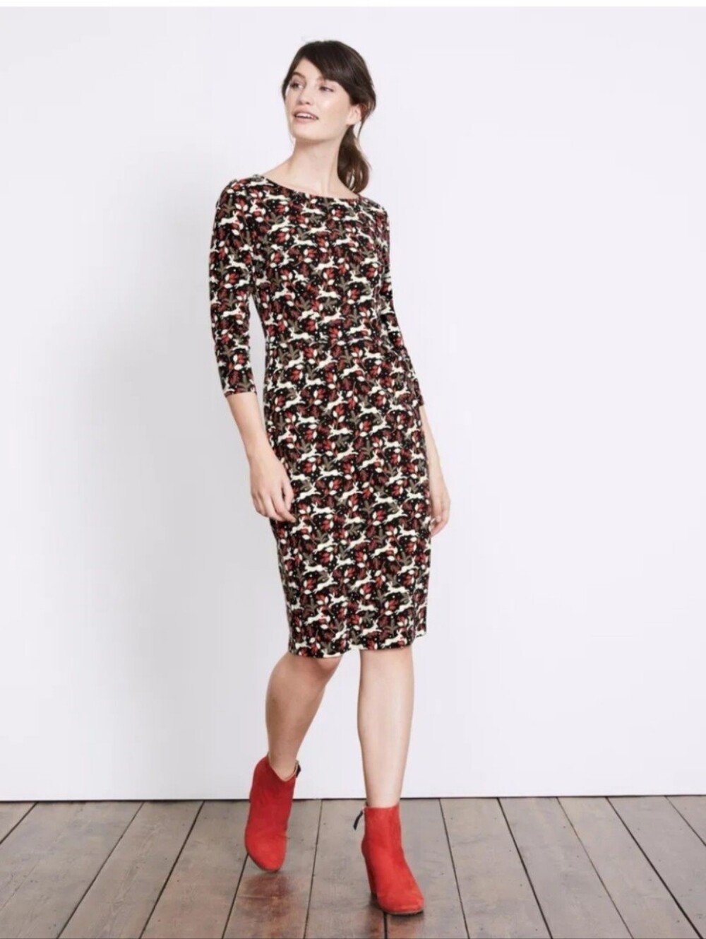 Boden Penny Jersey Dress Size 10R